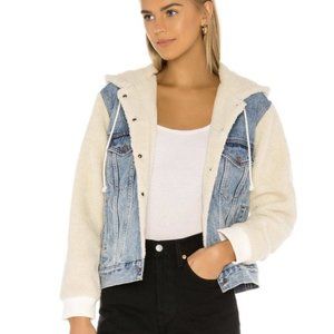 Levi’s Ex-Boyfriend Sherpa Sleeve Trucker Jacket